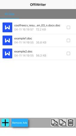 OffiWriter document editor screenshot 3