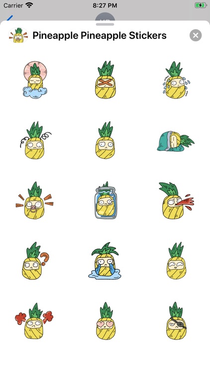 Pineapple Pineapple Stickers screenshot-3