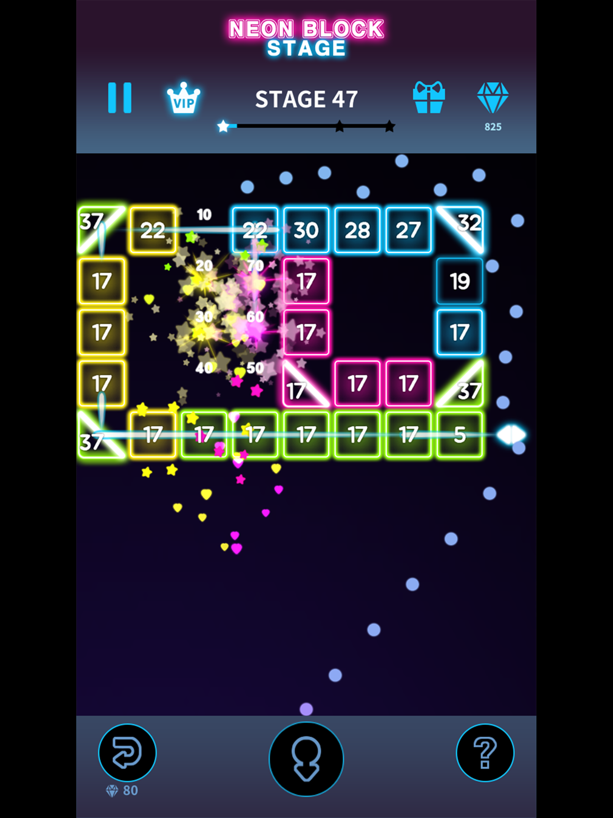 Bricks Breaker Neon 9 screenshot 17