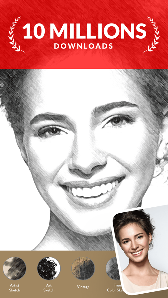 #1. My Sketch - Pencil Sketches (iOS) By: Miinu Limited