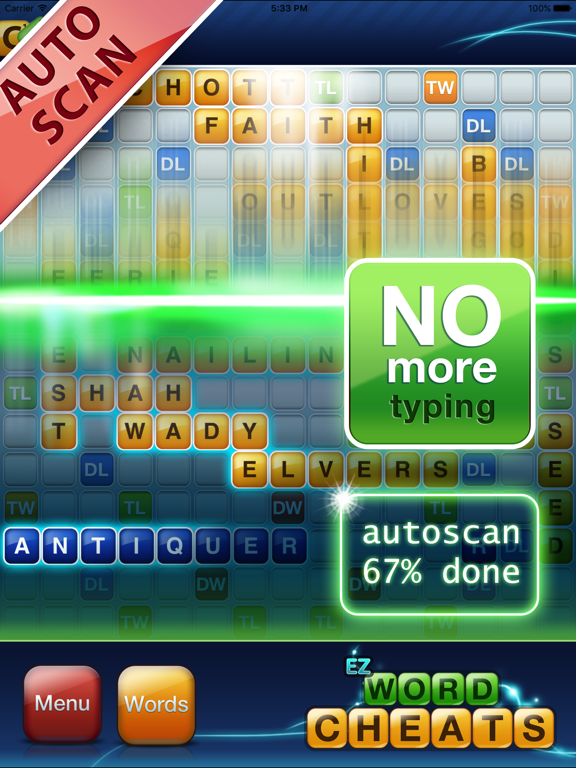 Screenshot #5 pour Words with EZ Cheats