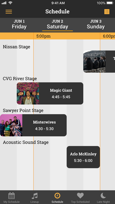 Bunbury Music Festival Screenshot