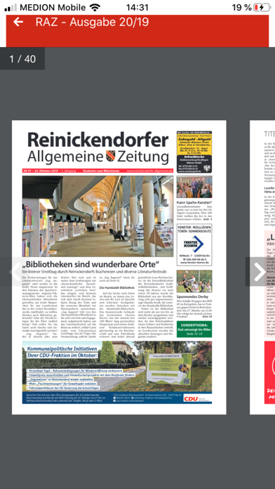 RAZ Zeitung screenshot 3