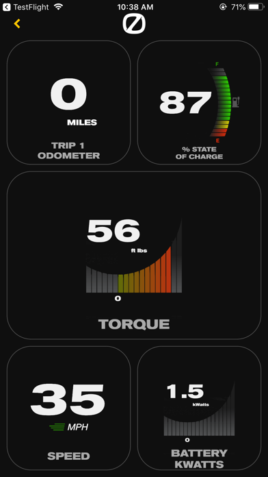 Zero Motorcycles Screenshot