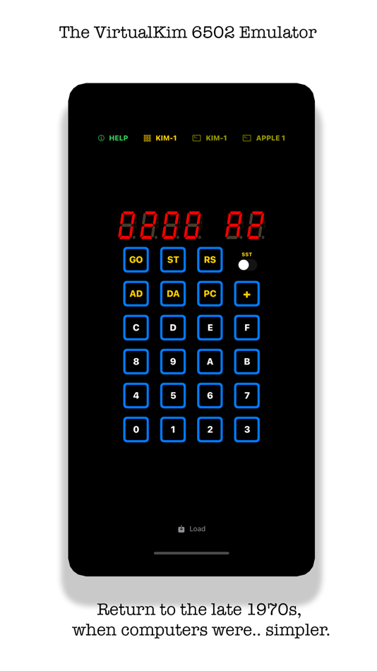 #1. VirtualKim - 6502 Emulator (iOS) 由: John Kennedy