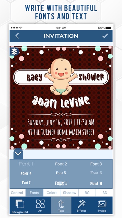 Ace Invitation Maker - eCards screenshot 2