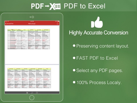 PDF to Excelのおすすめ画像2