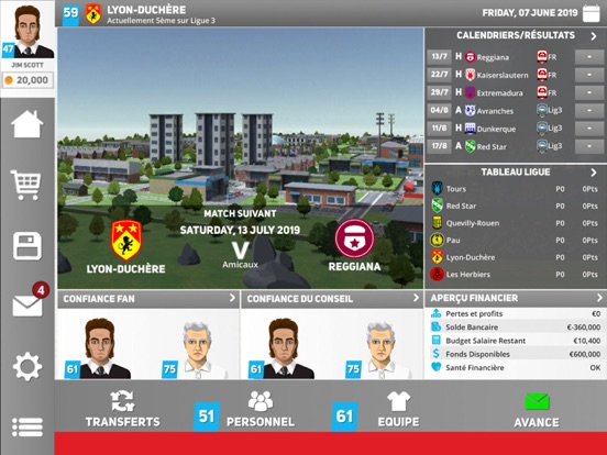 Screenshot #5 pour Club Soccer Director 2020