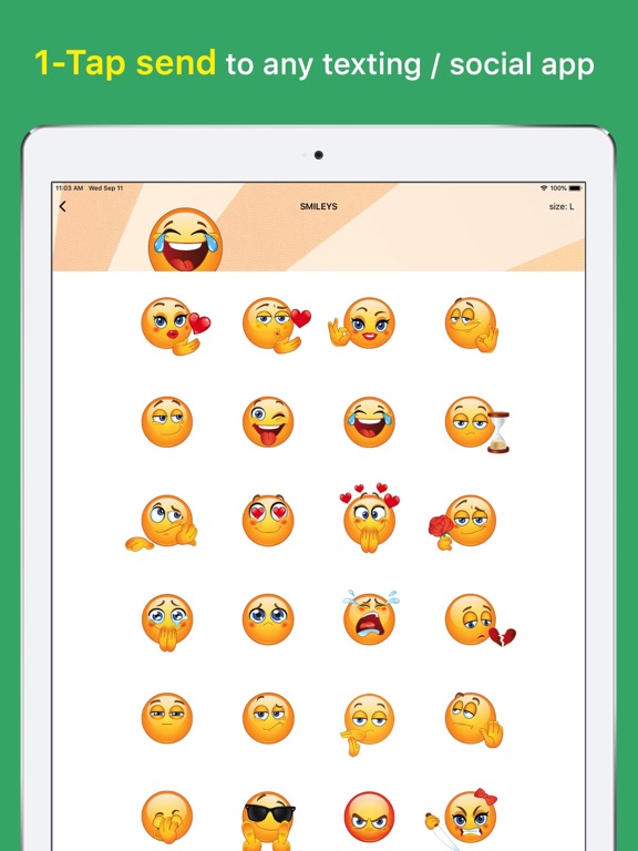 Screenshot #4 pour ChatStickerz™ Emoji Stickers