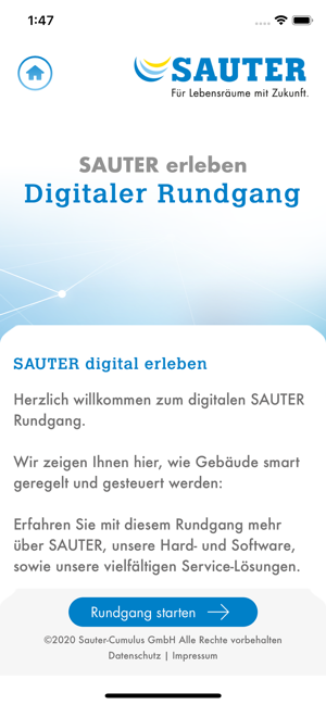 SAUTER digitaler Rundgang