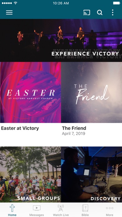 Victory Harvest Church Screenshot