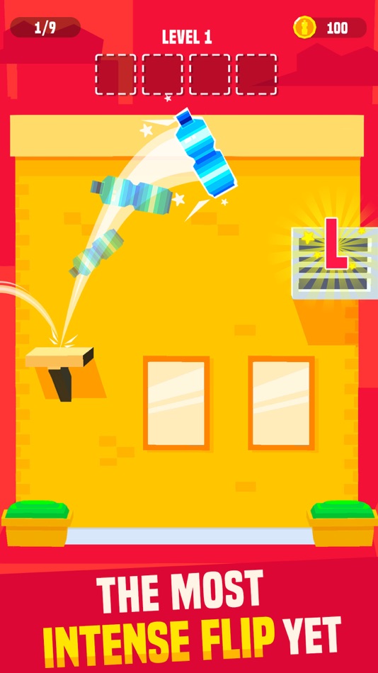 #1. Flippy Bottle Extreme 2! (iOS) Bởi: Most Played Games Inc