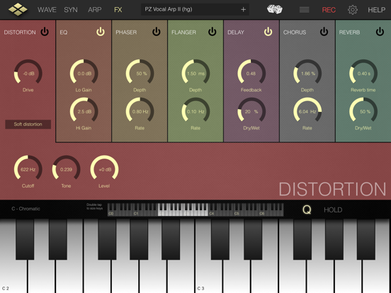 Poseidon Synth iPad app afbeelding 3