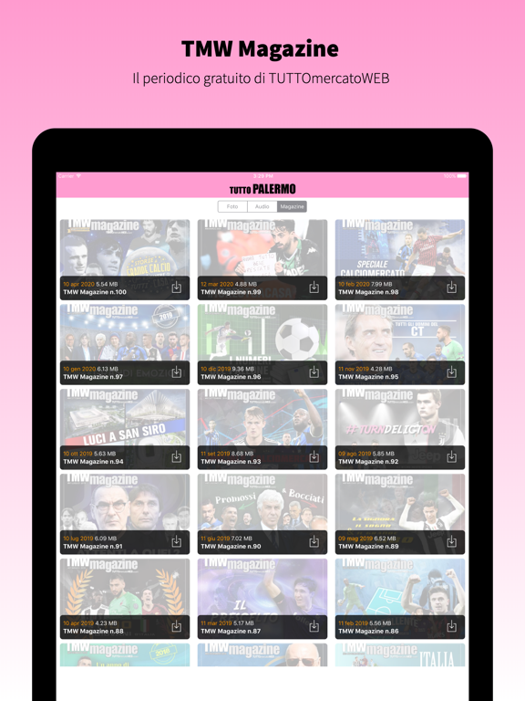 TuttoPalermo.net iPad screenshot 6 - Sports app