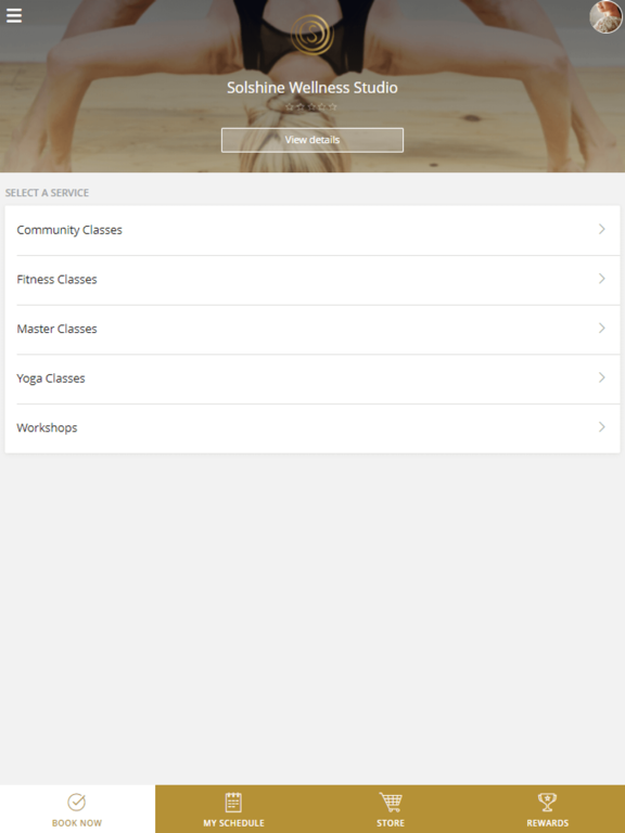 Solshine Wellness Studio iPad screenshot 1 - Health & Fitness app
