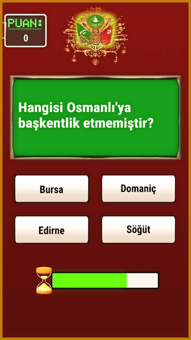 Osmanlı Tarihi Bilgi Yarışması Screenshot