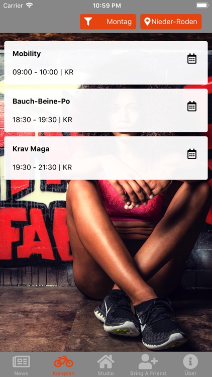 Fitness Fabrik Mobile screenshot-3