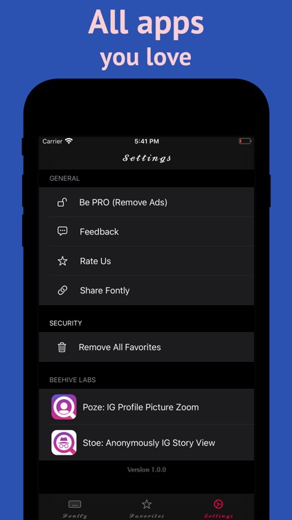 Fontly: Fonts for Story, Video