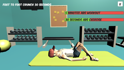 ABS - 5 min Six Pack Workout screenshot 3