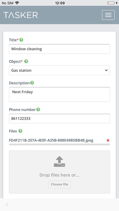 Frontu FSM Customer Portal screenshot 2