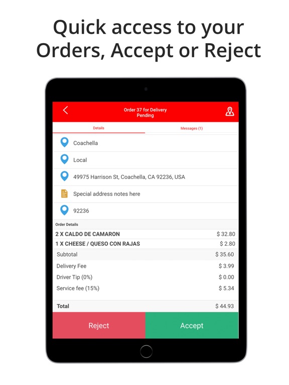 Screenshot #5 pour Bite2U Business App
