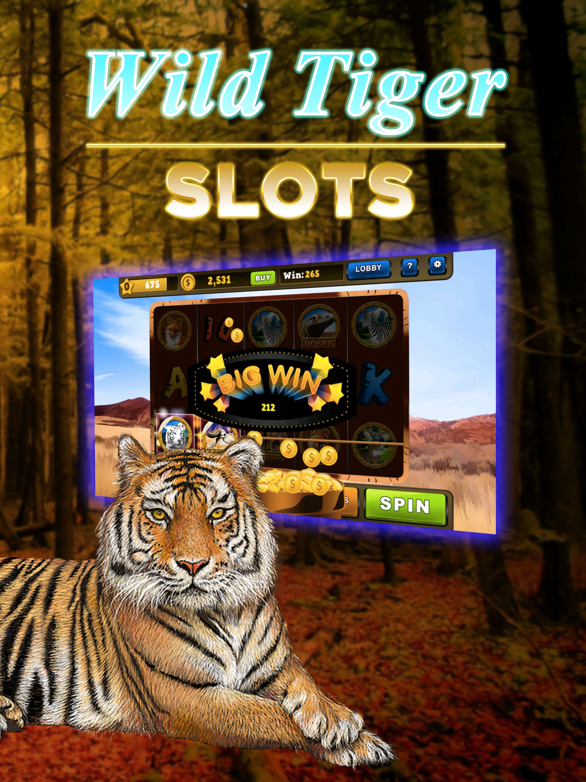 Wild Tiger Slots Machine Games