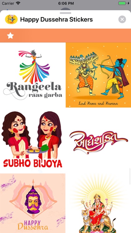 Happy Dussehra Stickers screenshot-3