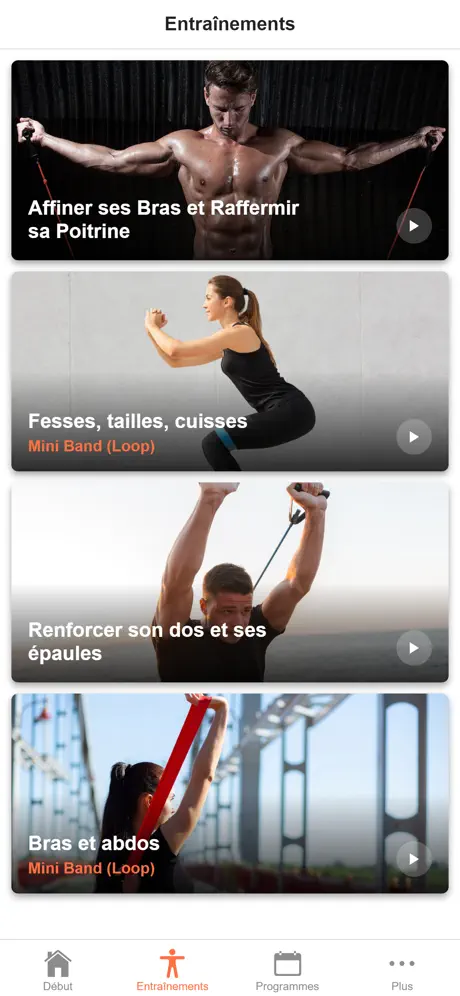 Elastique musculation