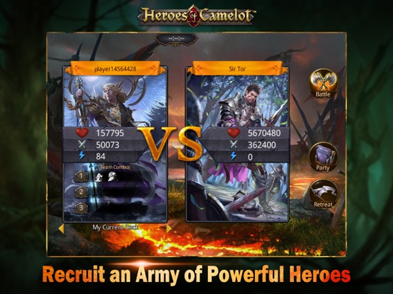 Heroes of Camelot iPad app afbeelding 5