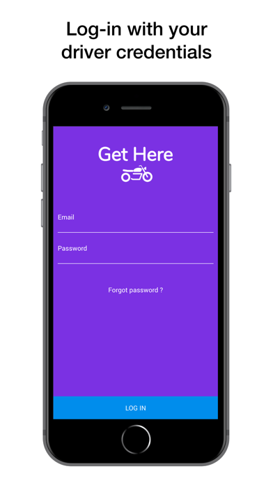 Screenshot #1 pour Get Here Delivery