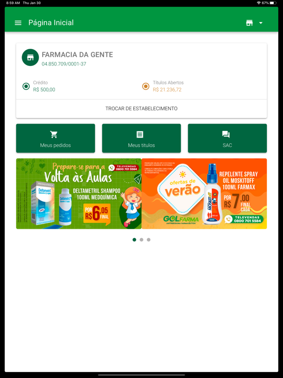 Screenshot #4 pour GolFarma - APP para Farmácias