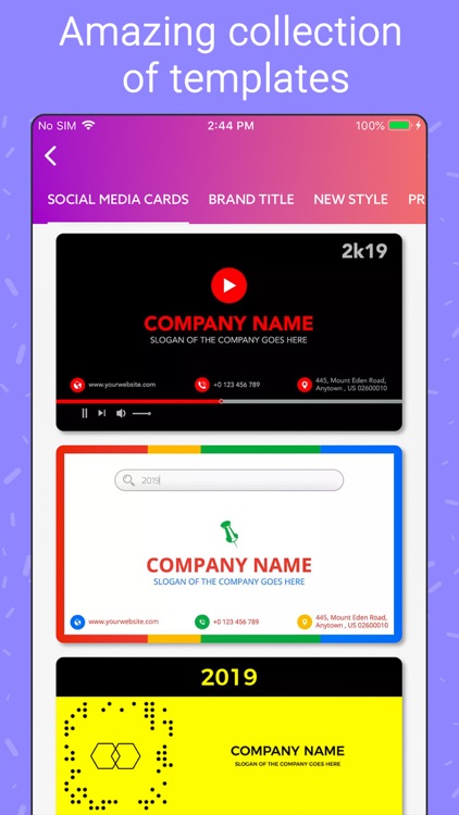 Business Card Maker, Make Card screenshot-3