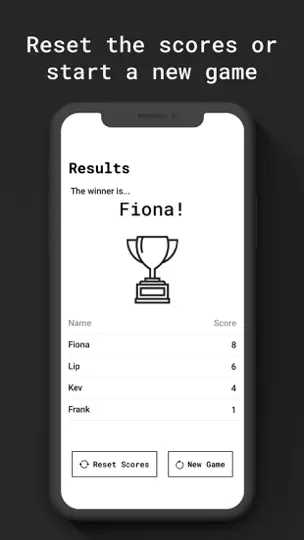 Screenshot von Scorecard auf dem iPhone 4