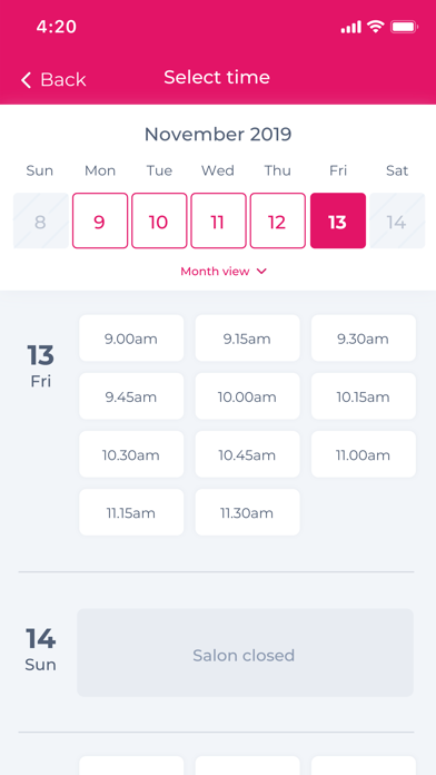 Screenshot #3 pour YourSalonApp