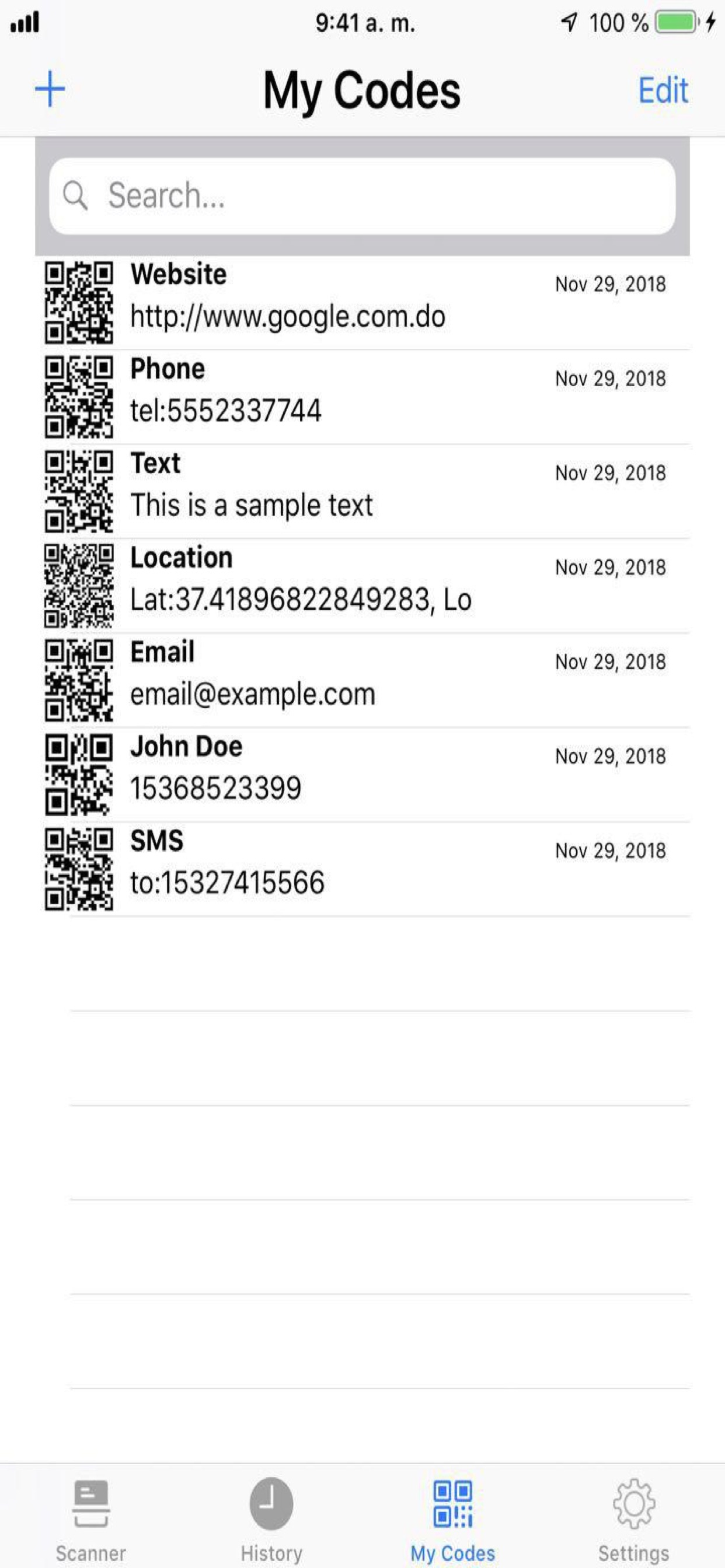 QR Code Reader ·· screenshot 5