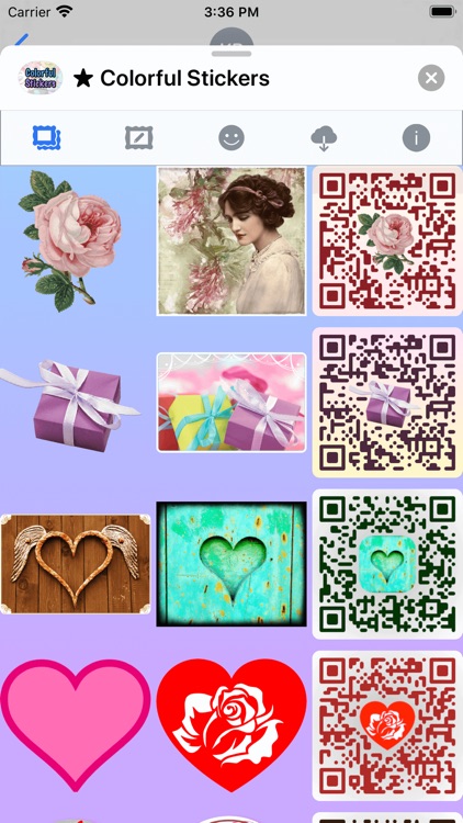 Colorful Stickers and Emoji