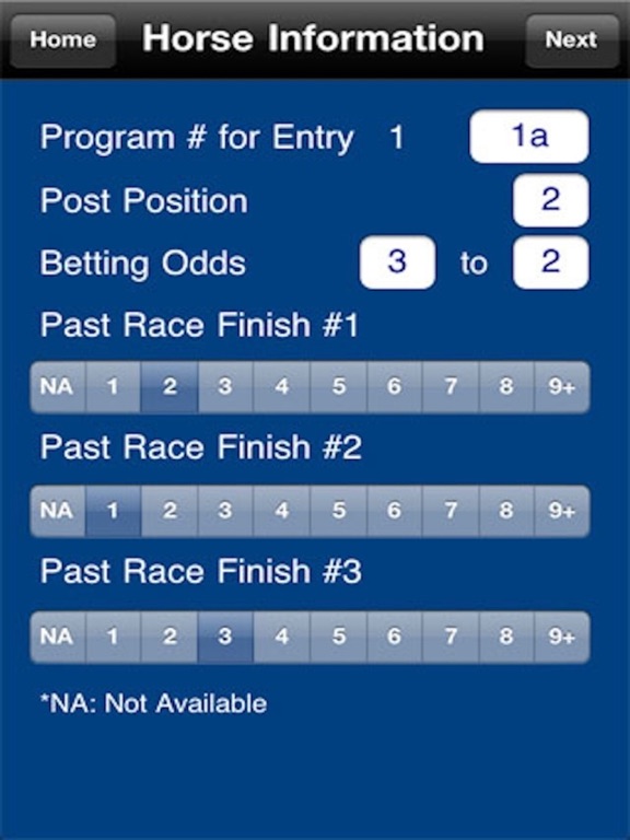 Screenshot #5 pour Compucap Horse Handicapper