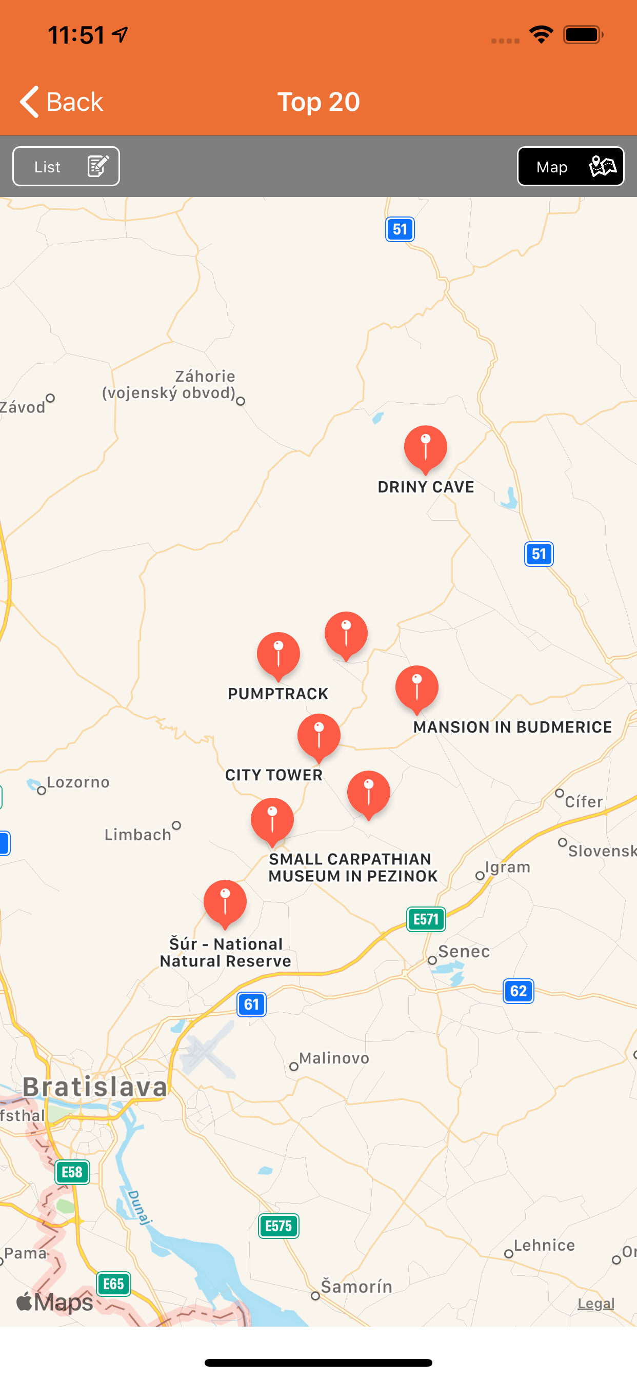 Malé Karpaty TRAVEL GUIDE screenshot 4