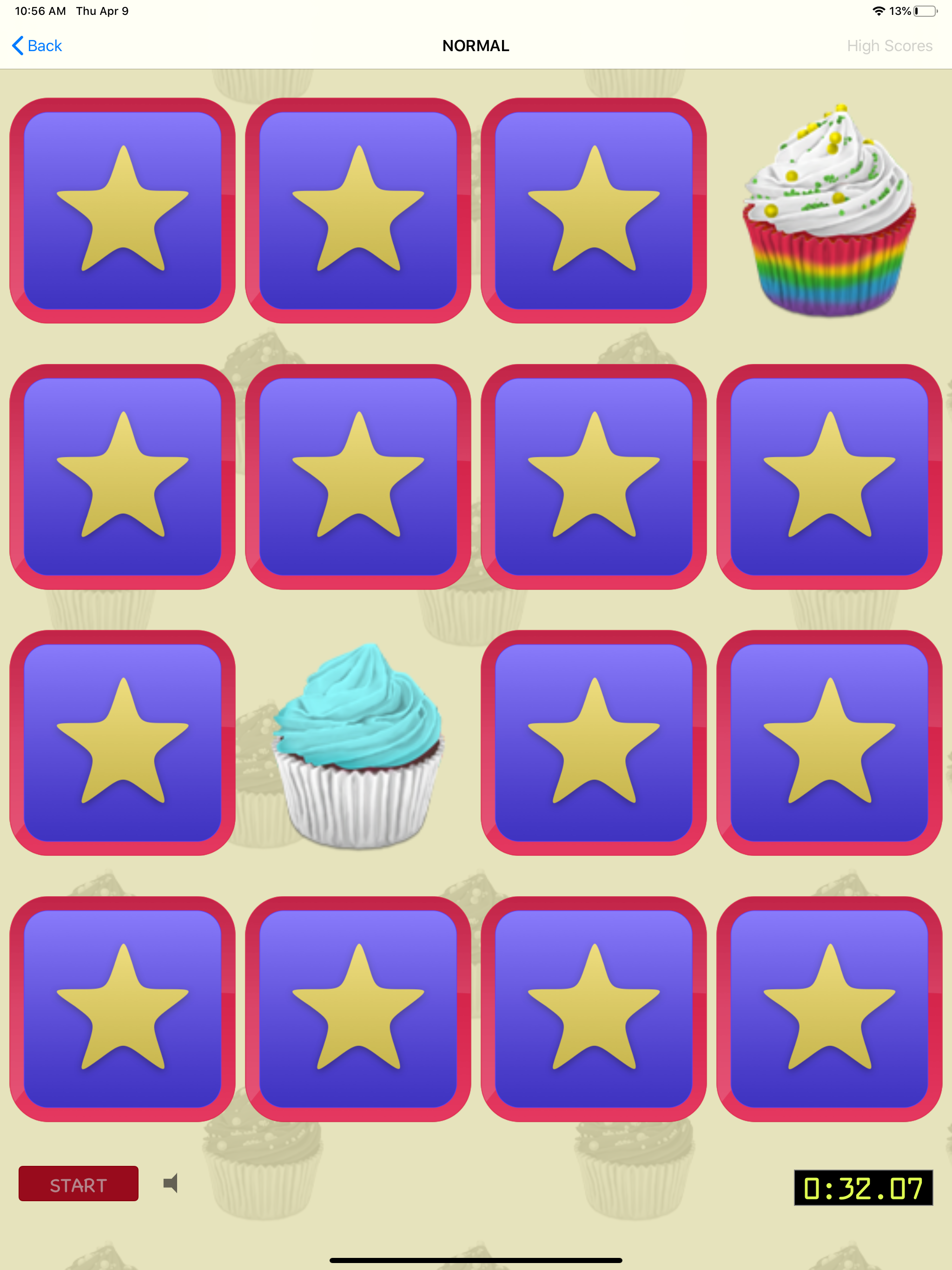 Cupcakes Matching Game 2
