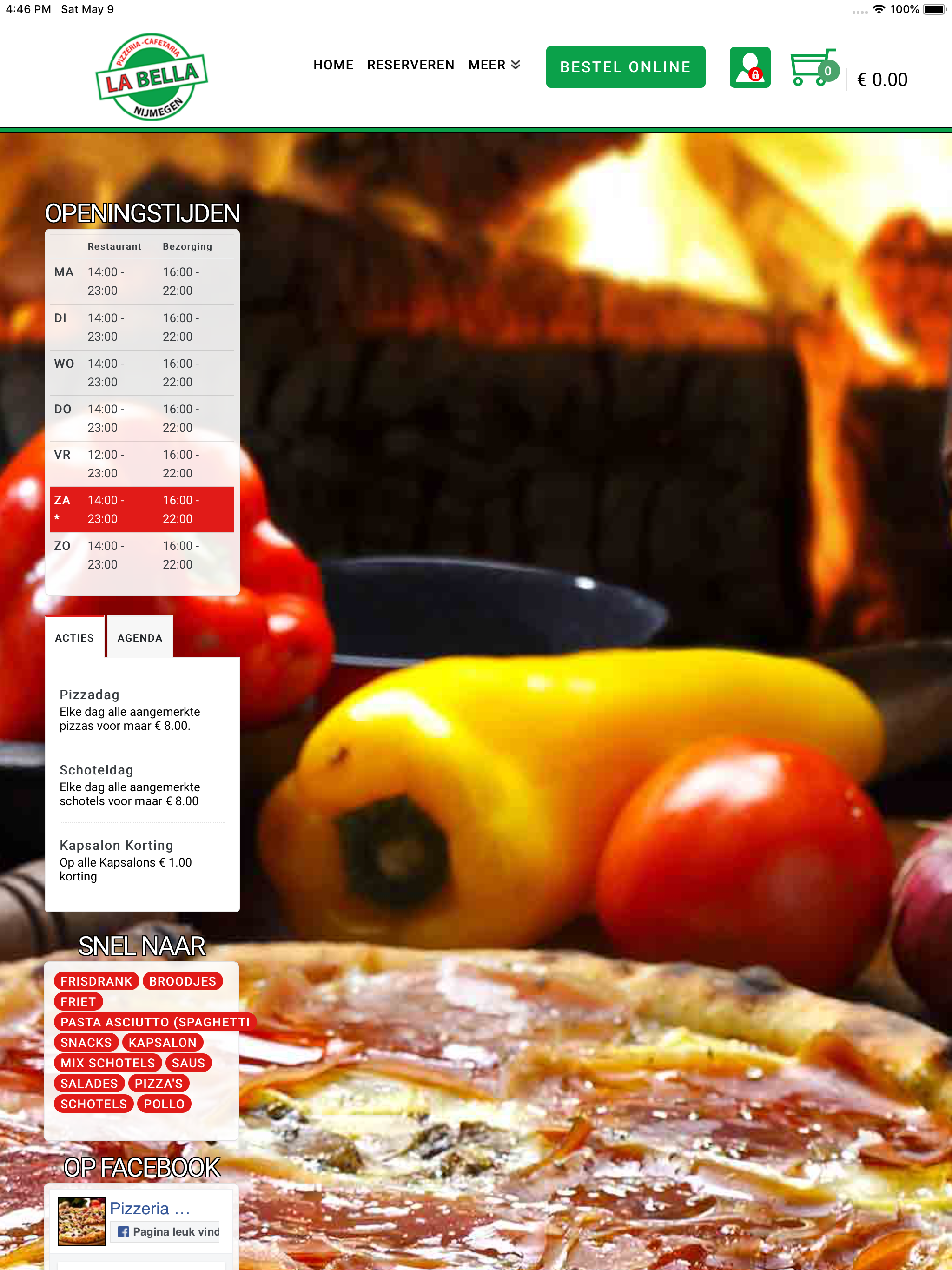 Pizzeria La Bella Nijmegen screenshot 5