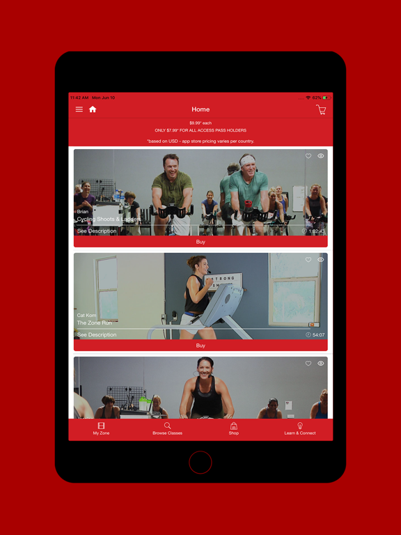 Studio SWEAT onDemand iPad screenshot 5 - Health & Fitness app