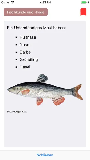 Screenshot von Fischereiprüfung Brandenburg auf dem iPhone 3