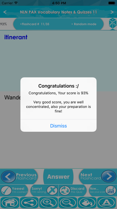 Screenshot #10 for NLN PAX Vocabulary