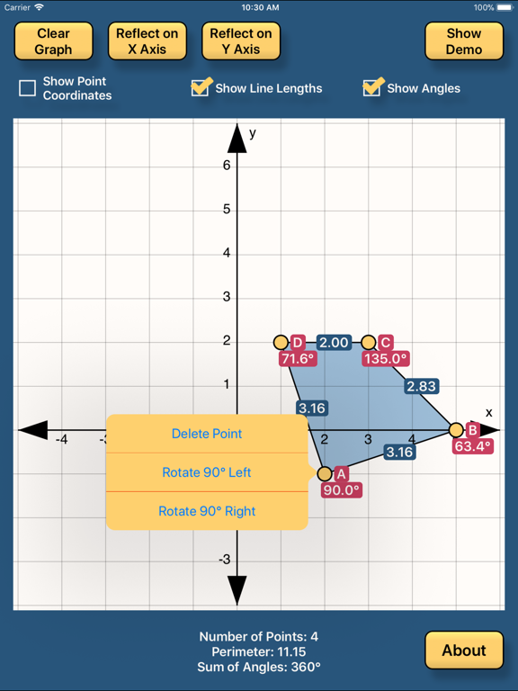 Screenshot #6 pour 2D Graphing School Edition