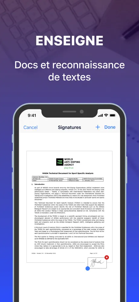Mobile Scanner: Modifier PDF