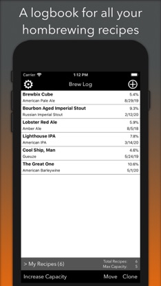 Fermenticus Brew Log screenshot 1