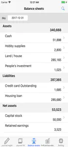 Balance Sheet - yourself screenshot #1 for iPhone