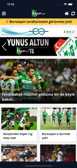 Game screenshot bspor - Bursa'dan Spor apk