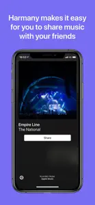 Harmany - A Music Sharing App screenshot #1 for iPhone