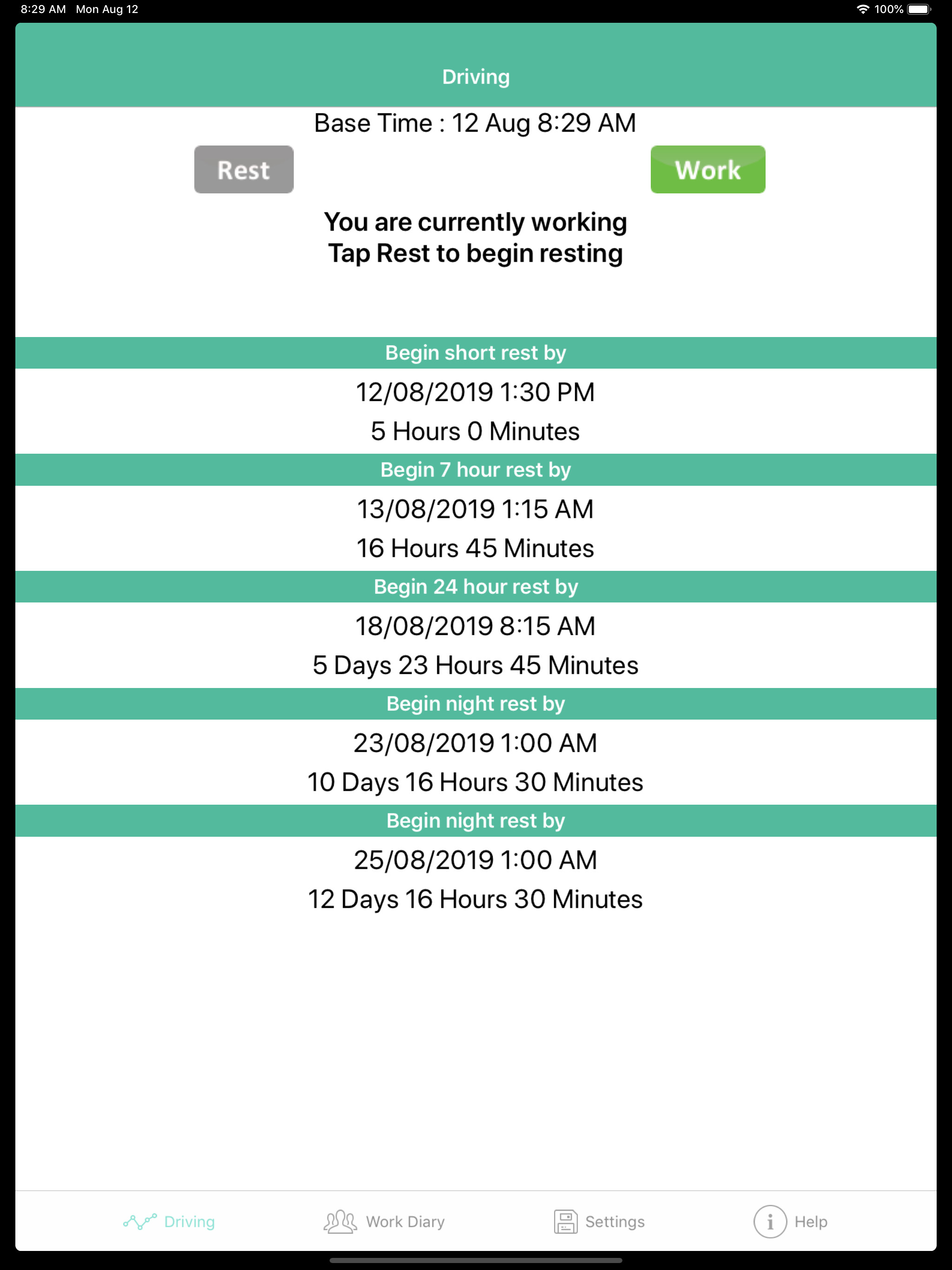 Work Diary Mate